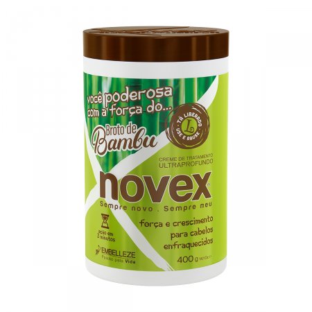 Creme de Tratamento Novex Broto de Bambu com 400g