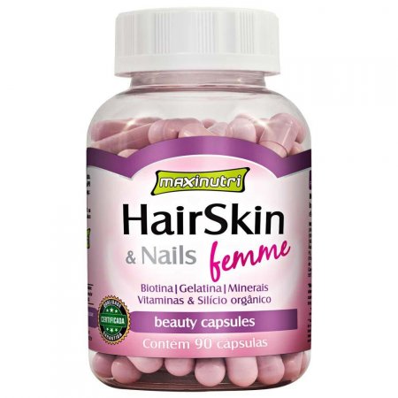 HairSkin Femme (cápsula Da Beleza)  90 cps Maxinutri