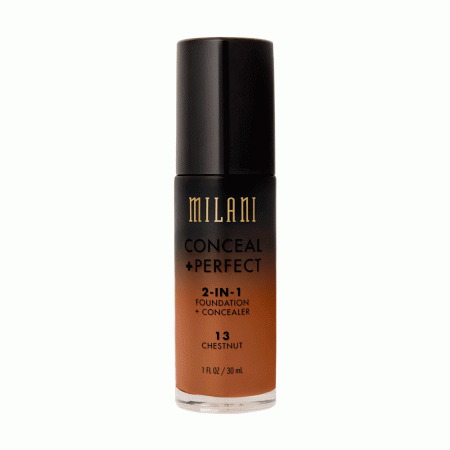 Base Líquida 30ml Milani Conceal + Perfect 2 em 1  Chestnut-13
