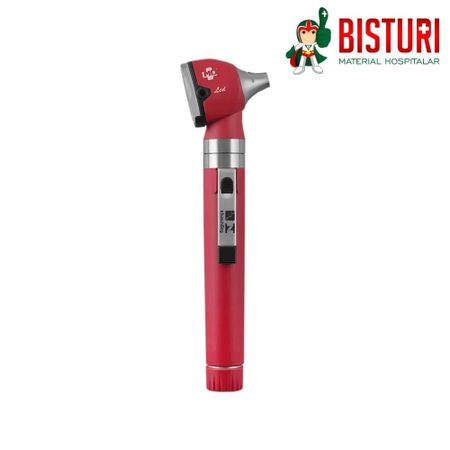 Otoscopio Md Omni 3000 Led Estojo Vermel