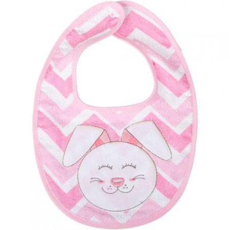 Babador Bichinhos Coelha Rosa
