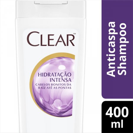 Shampoo Anticaspa Clear Women Hidratação Intensa com 400ml