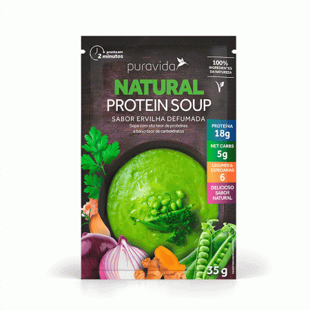 Natural Protein Soup Ervilha Defumada 35g - Pura Vida