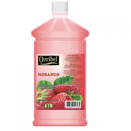 Ouribel Sabonete Líquido 1 Litro Morango