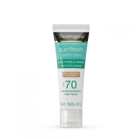 Protetor Solar Neutrogena Sun Fresh Pele Oleosa Morena FPS 70 40g