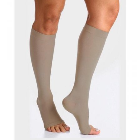 Meia 3/4 Select Confort 862 AD 20-30 MMHG Sigvaris Aberta - NATURAL ESCURO - G2