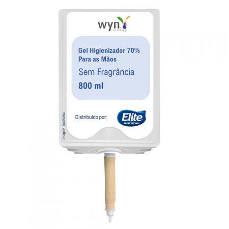 Álcool Gel 70% Refil 800Ml