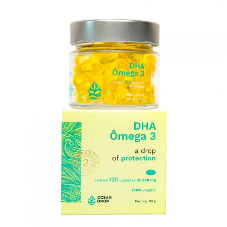 Ômega 3 DHA Vegano 120cap 400mg