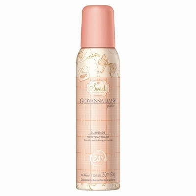 Desodorante Aerosol Giovanna Baby Peach 150ml