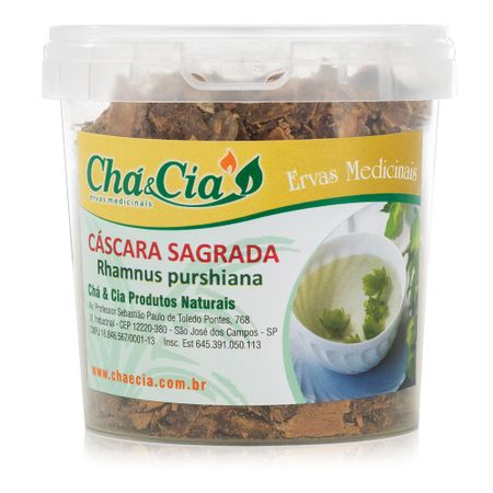 Chá de Cáscara Sagrada - Rhamnus purshiana - D.C. 60g Cáscara Sagrada - Rhamnus purshiana - D.C. 60g