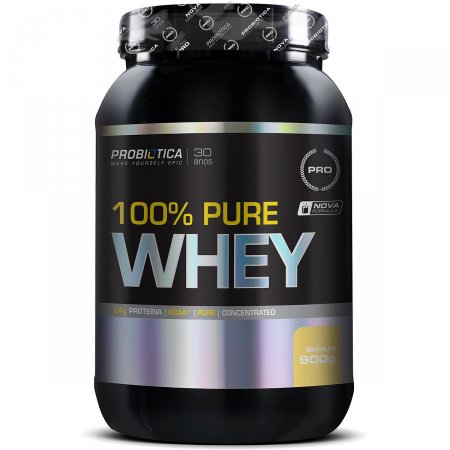 Whey Pure 100% Baunilha 900g Probiótica