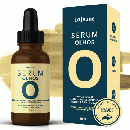Sérum Olhos Ácido Hialurônico Efeito Lifting -Reduze rugas,Atenua Olheiras,Melhora a elasticidade, ideal pre maquiagem