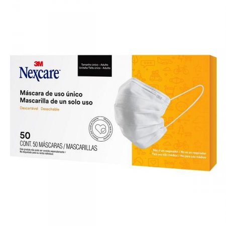 Mascara 3M Nexcare Caixa com 50 unidades