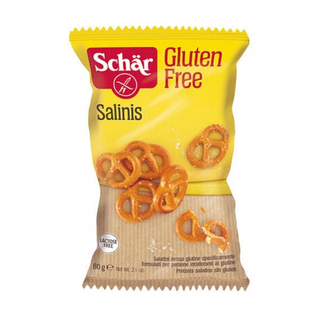 Mini pretzel salgado Schar sem glúten 60g