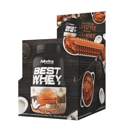 BEST WHEY (15 Sachês) - Doce de Abóbora & Coco - Atlhetica Nutrition