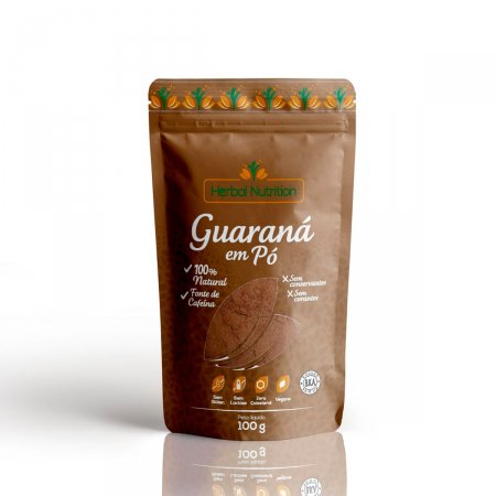 Guaraná em Pó Herbal Nutrition com 100g