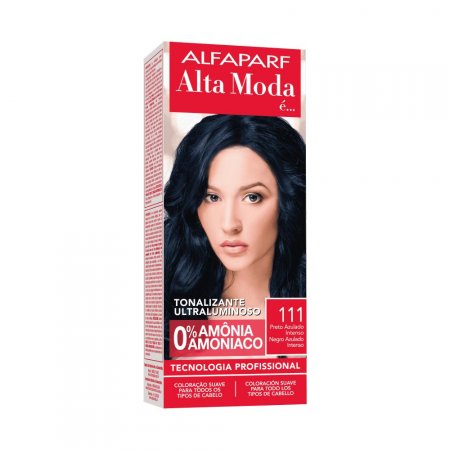 Tonalizante Alta Moda 111 Preto Azulado Inten 120G Alfaparf
