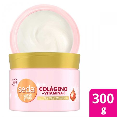 Máscara de Tratamento Seda by Niina Secrets Colágeno e Vitamina C com 300g