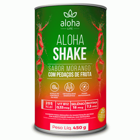 Shake Morango Aloha 450g