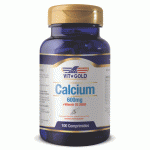 Cálcio 600mg + Vitamina D3 Vitgold 100 Comprimidos