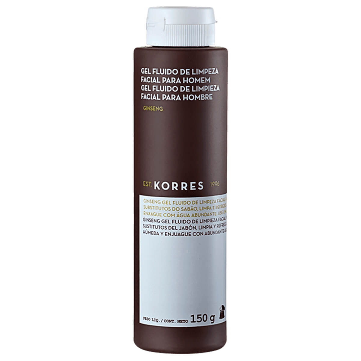 Gel Fluido de Limpeza Facial Korres Ginseng para Homens