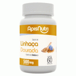 Óleo de Linhaça 500mg Apisnutri 60 cápsulas