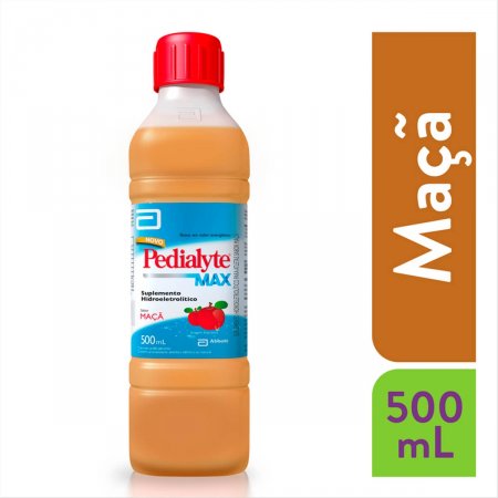 Suplemento Pedialyte Max Sabor Maçã com 500ml