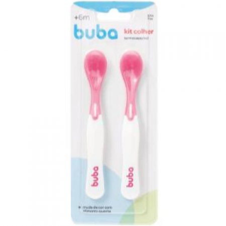 Kit Colheres Termossensivel Buba Baby
