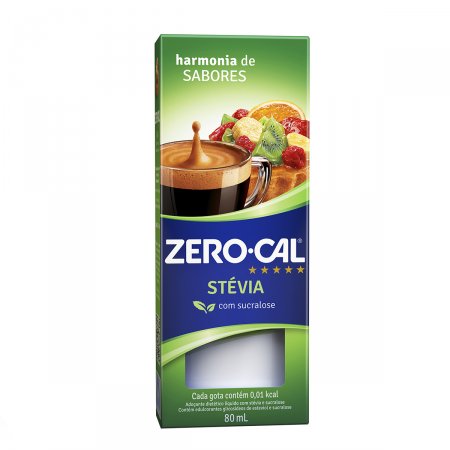 Adoçante Zero-Cal Stévia com 80ml