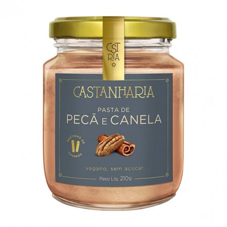 Pasta de Pecã com Canela 210g - Castanharia
