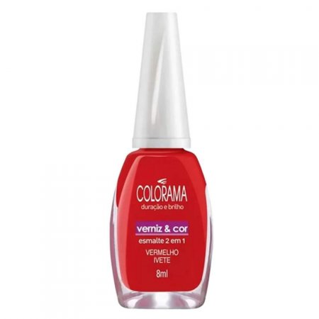 Esmalte Cremoso Colorama Vermelho Ivete 8Ml
