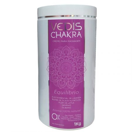 Creme Para Massagem Equilibrio Chakra Vedis 1KG