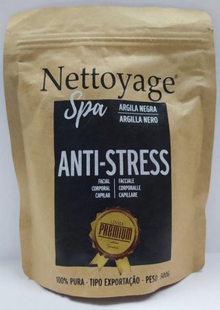 Argila Negra Anti Stress Nettoyage Spa 100% Pura 300g