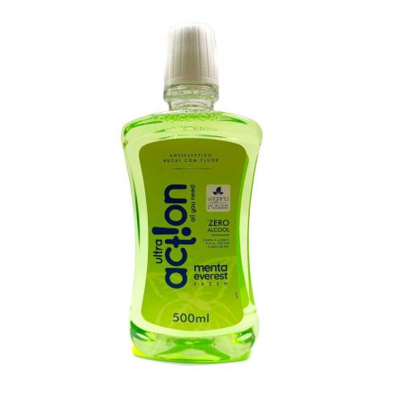 Enxaguatório Bucal Com Flúor Menta Everest 500ml
