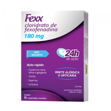 Fexx 180mg com 10 comprimidos