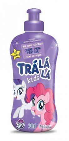 Cr De Pentear Sem Embaraço Trá Lá Lá Kids, Amarelo, 300 Ml