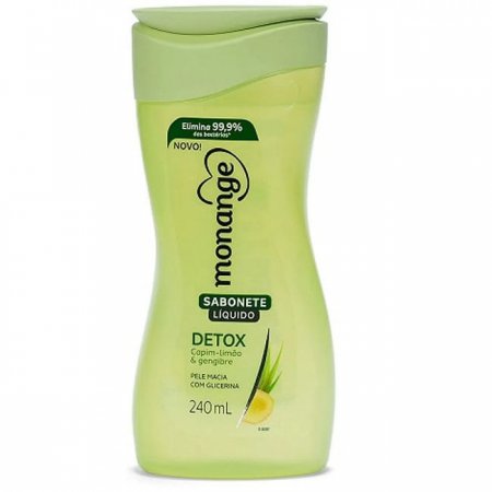 SABONETE MONANGE LIQUIDO DETOX 240ML