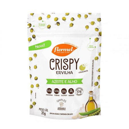 Crispy de Ervilha, Azeite e Alho Flormel com 35g