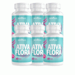Ativa Flora Da Natural 6 Unidades Com 60 Capsulas 500mg - Linduras