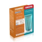 Kit Avène com Protetor Solar Facial Mat Perfect Sem Cor FPS 60 com 50ml + Gel de Limpeza Corporal Cleanance com 60ml