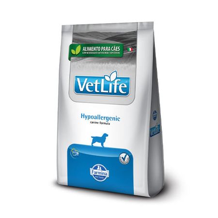 Ração Farmina Vet Life Hypoallergenic para Cães Adultos com Problemas de Pele-10,1Kg