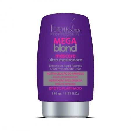 Máscara Matizadora Mega Blond Ultra Forever Liss 140G