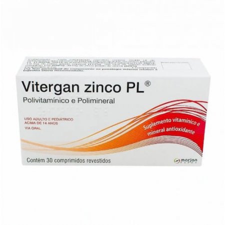 VITERGAN ZINCO PL C 30 COMP