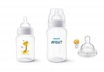 Kit Mamadeira Anti-Colic Girafa Philips Avent 3 uni - SCD809/35