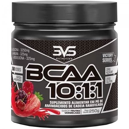 BCAA 10:1:1 (250G) - 3VS - Frutas Vermelhas
