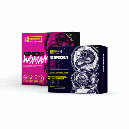 Kit Kimera Woman + Kimera Night 60 comps - Emagrecedor Dia e Noite