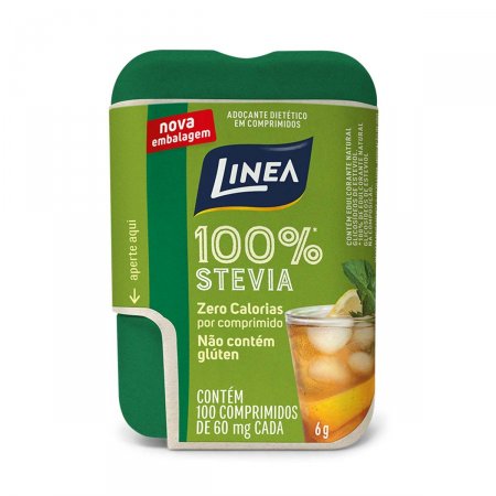 Adoçante Linea Stévia com 100 Comprimidos