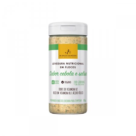 Levedura Nutricional em Flocos Bianca Simões Sabor Cebola e Salsa com 50g