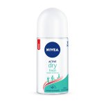Desodorante Nivea Active Dry Fresh Feminino Roll-On com 50ml