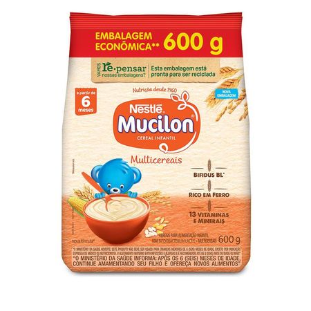 Cereal Infantil Mucilon Multicereais - Nestlé - 600g